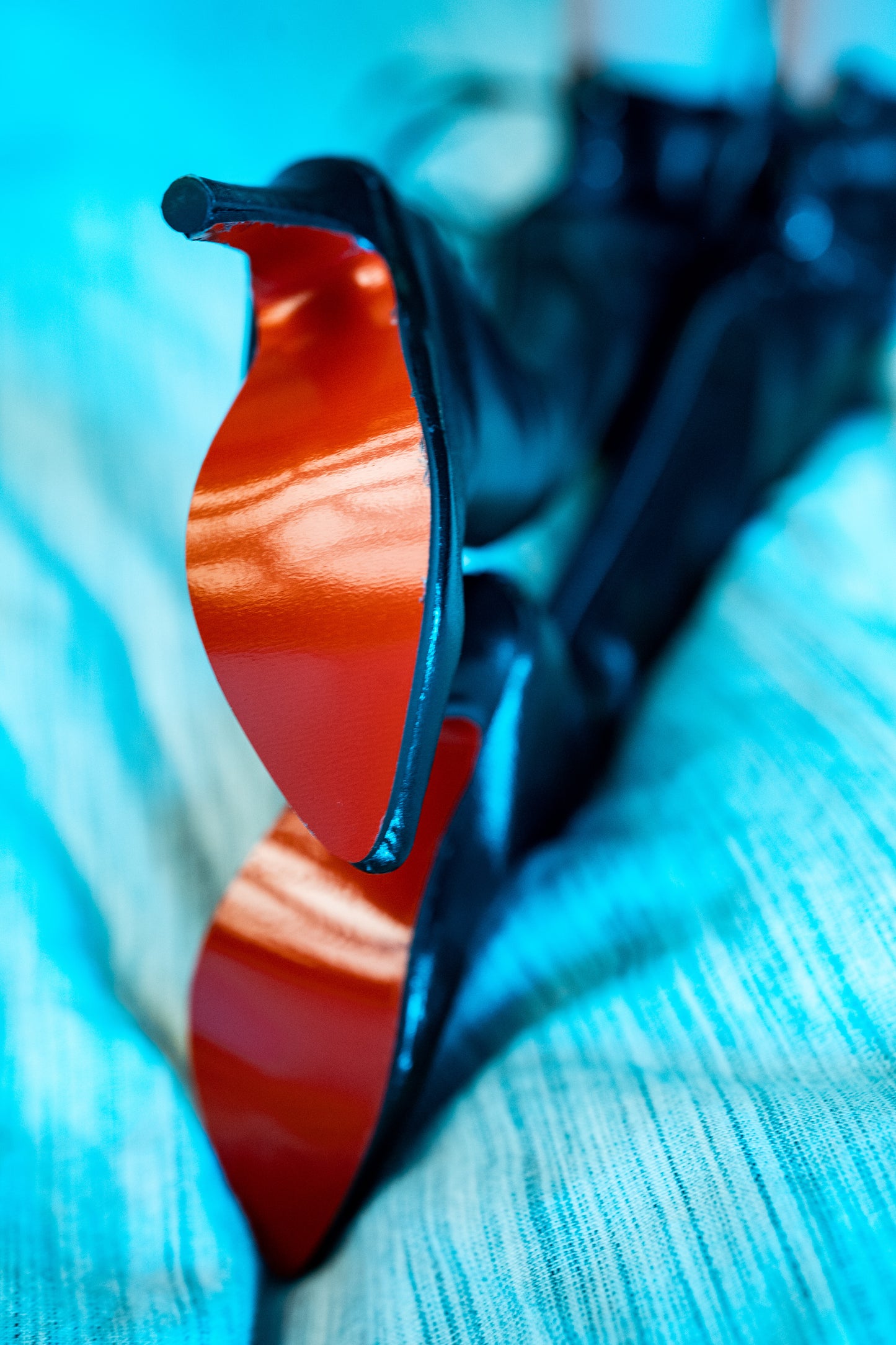 Wet Black High Stiletto Boots BJD 1/3 SD16 (fits Smart Doll and DD)