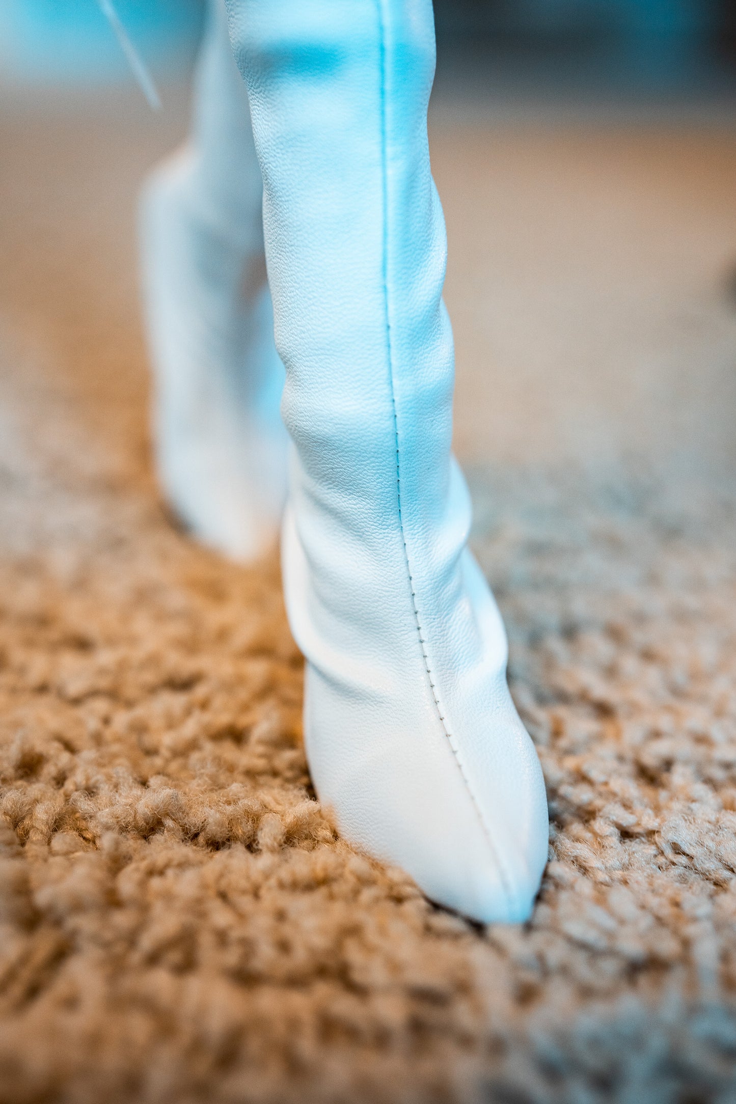 White High Stiletto Boots BJD 1/3 SD16 (fits Smart Doll and DD)