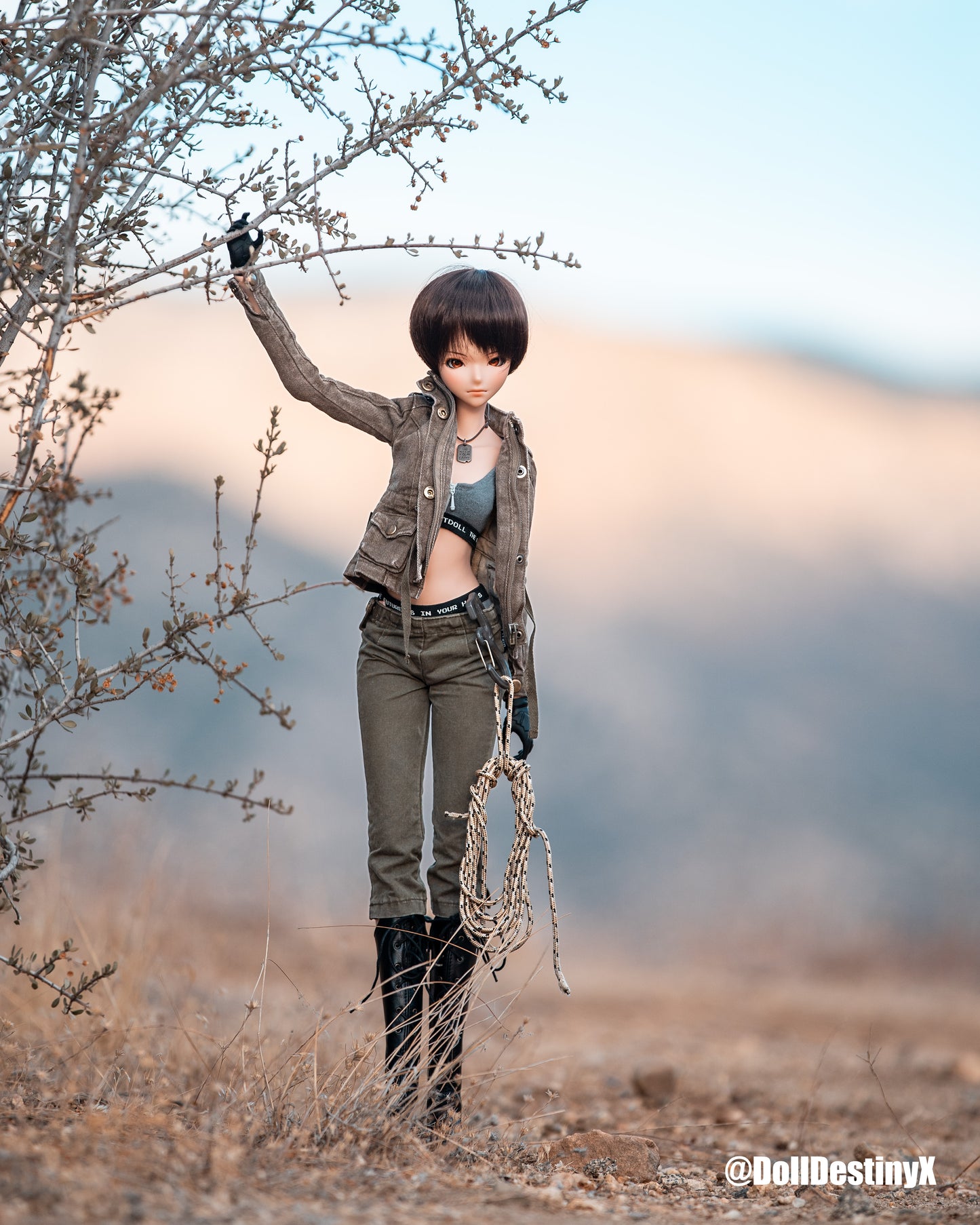 High Mili Boots for Smar Doll