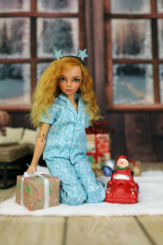 Pajamas with long trousers for Minifee, 1/4 MSD bjd