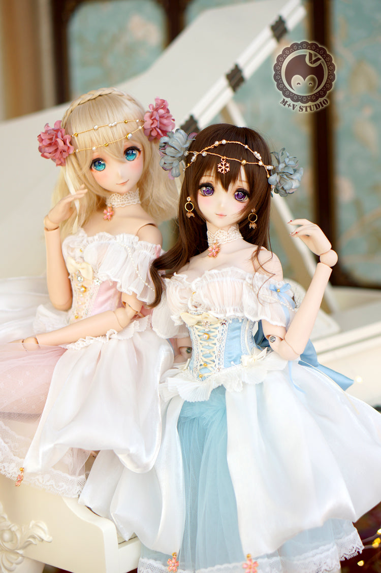 Hydrangea Little Fairy Dress Set for DD SmartDoll DollDestinyX Hydrangea Little Fairy Dress Set for DD SmartDoll DollDestinyX