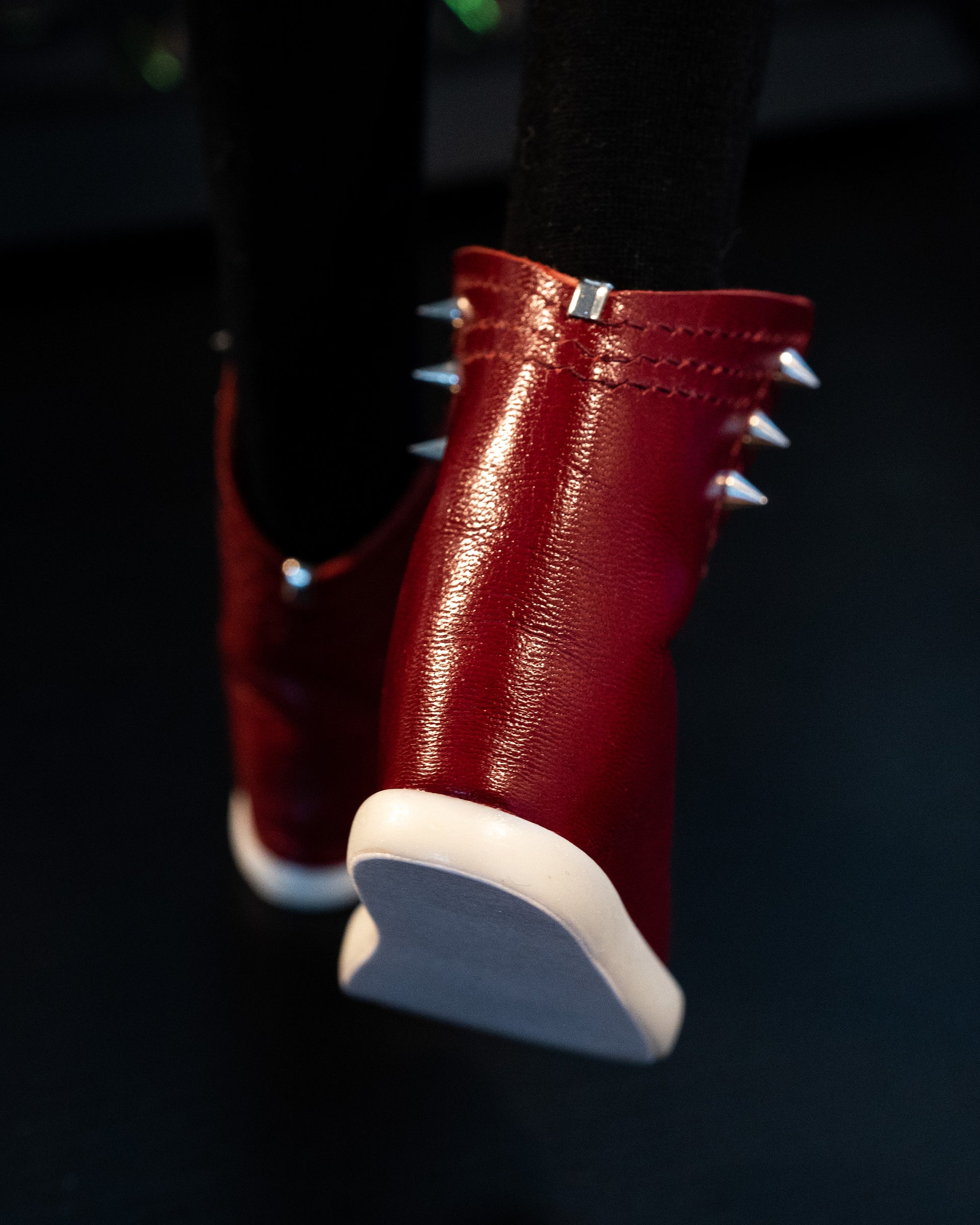 Spiky Red Fashion Shoes for Smartdoll