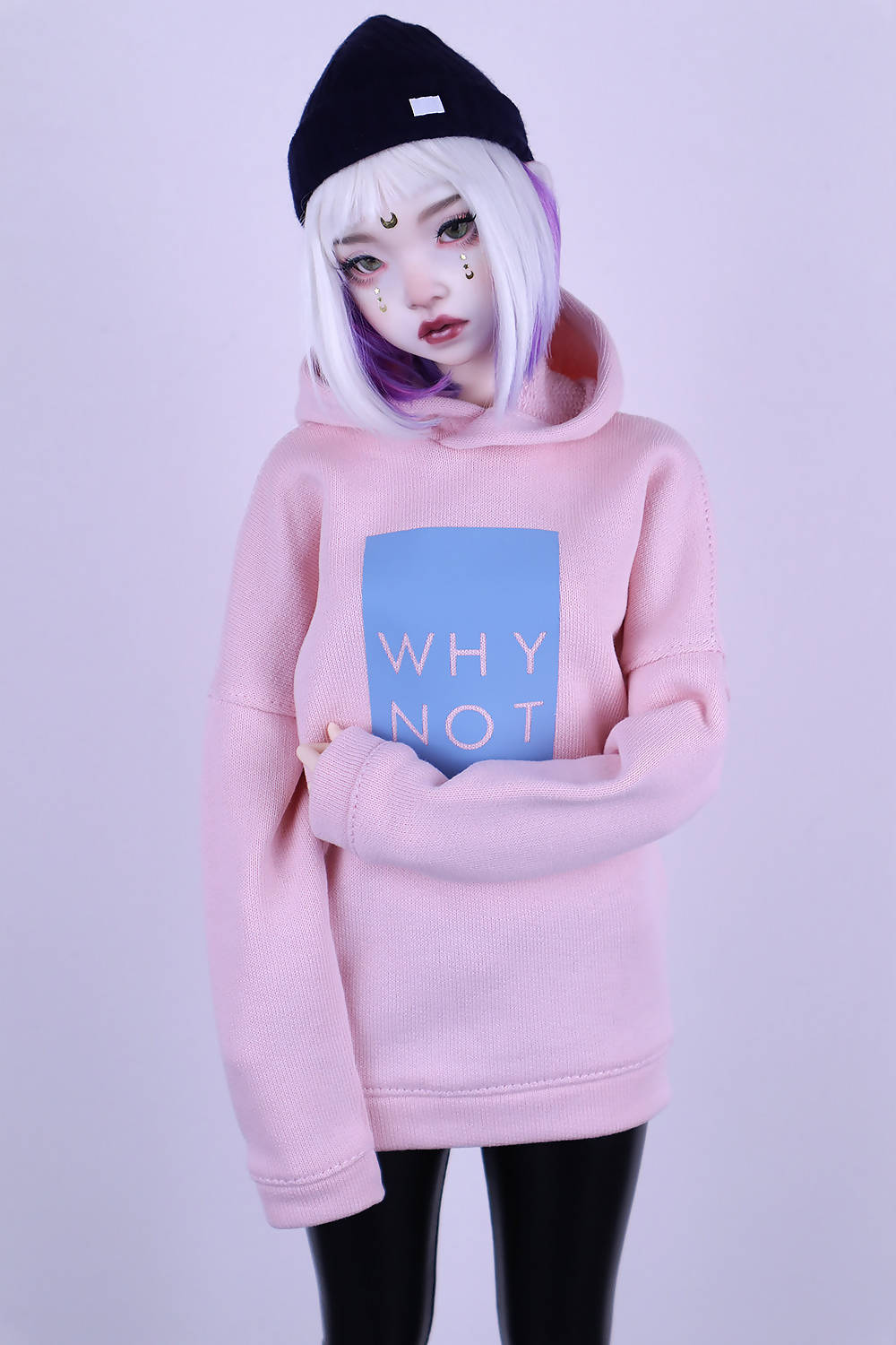 Pink hoodie "Why Not" for Feeple60 (SD13)