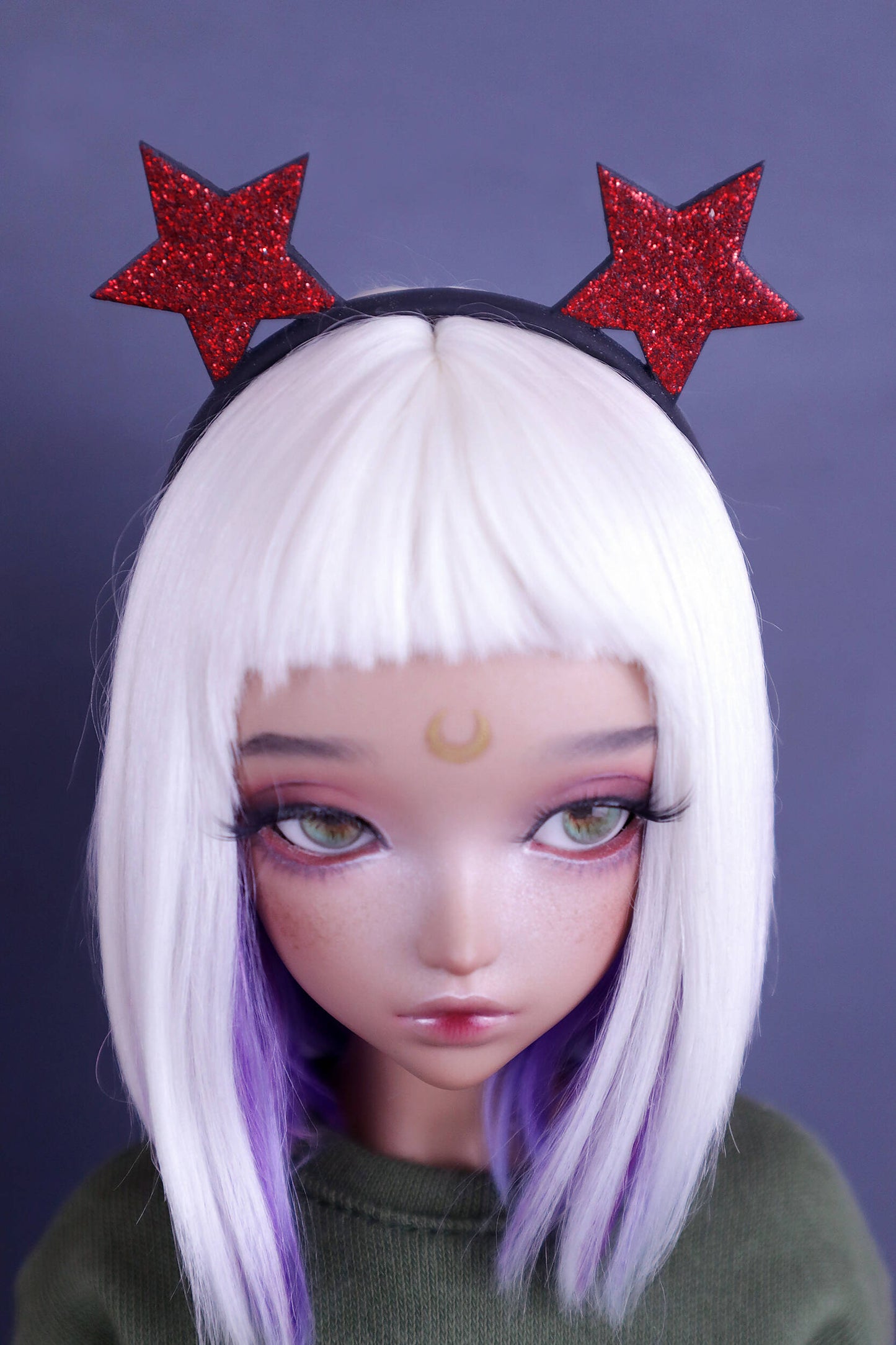 Headband red "Stars" for Minifee (MSD), 1\4