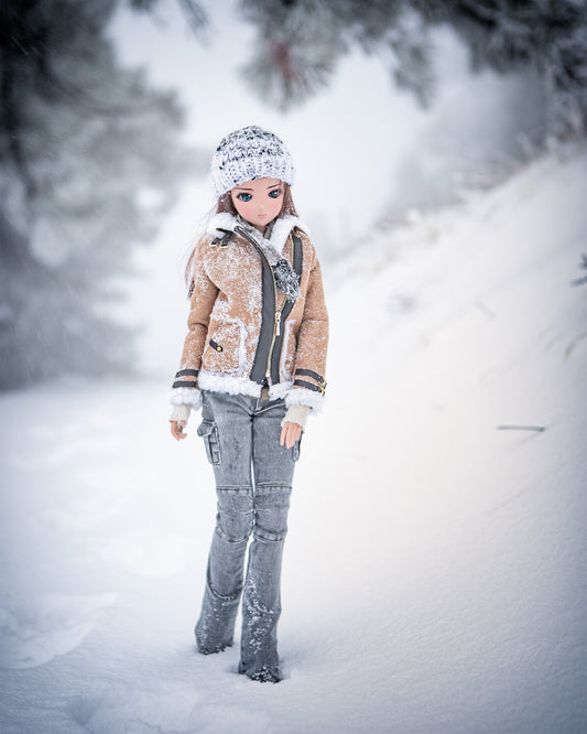 Oregon Sheepskin Coat for Smart Doll