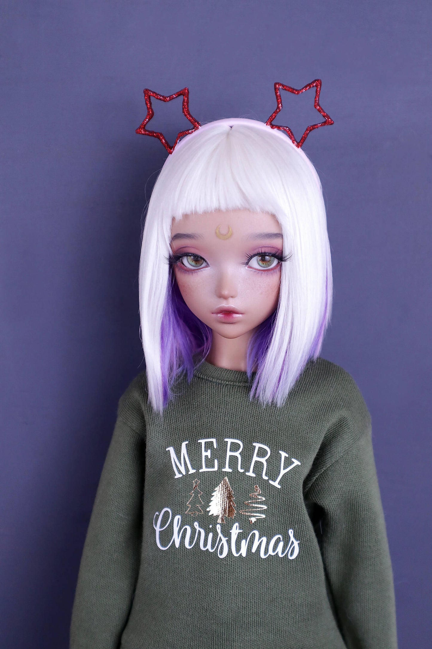 Headband red "Empty stars" for Minifee (MSD), 1\4