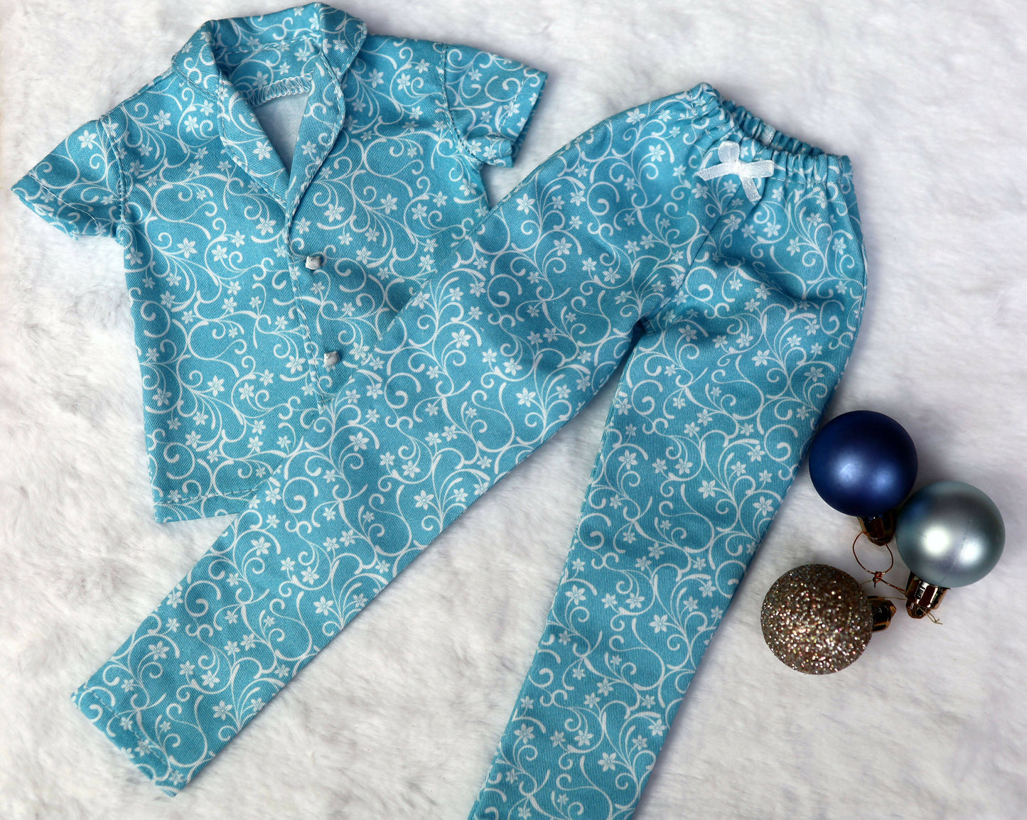 Pajamas with long trousers for Minifee, 1/4 MSD bjd