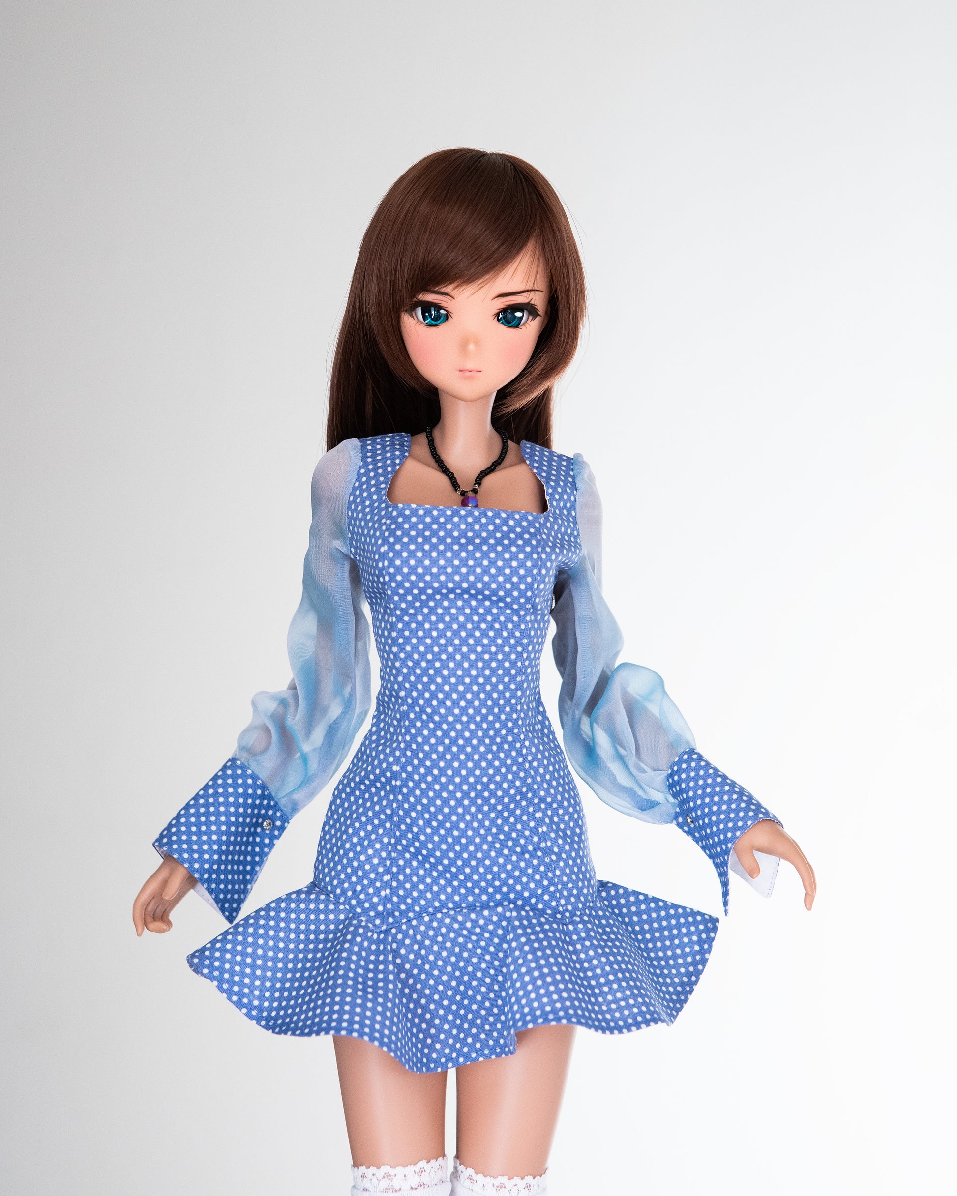Arizona Summer Dress for Smart Doll blue