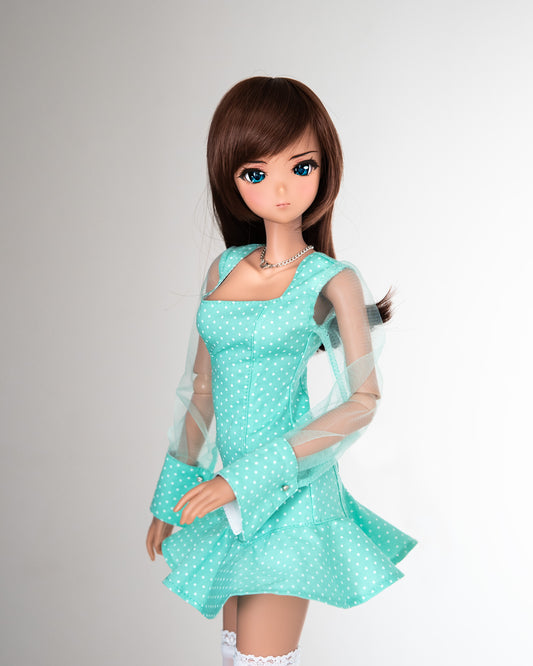 Arizona Summer Dress for Smart Doll green