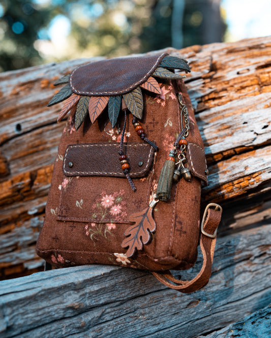 Oak Elven Backpack (1/3 scale)