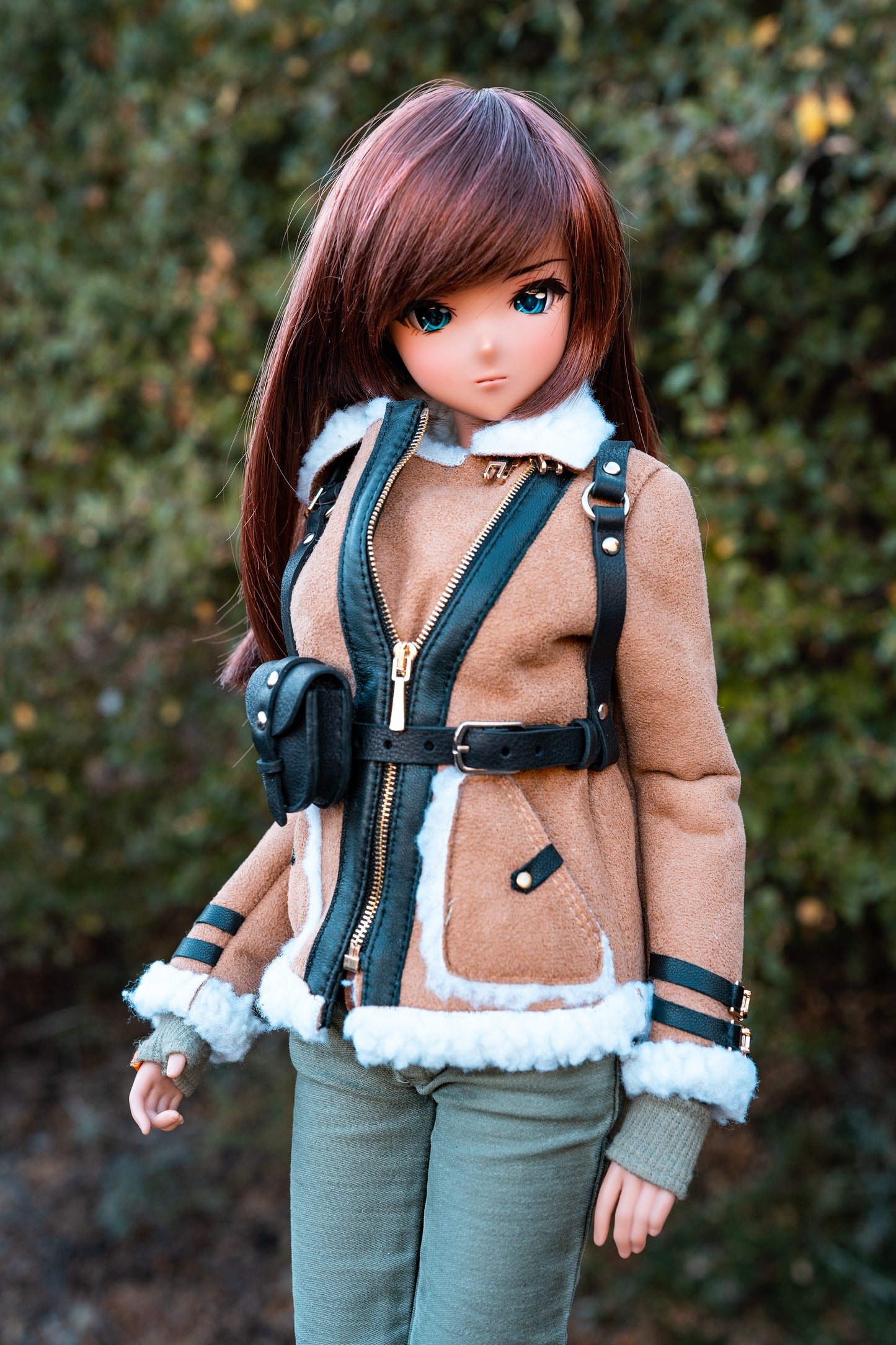Leather holster for 1/3 scale dolls