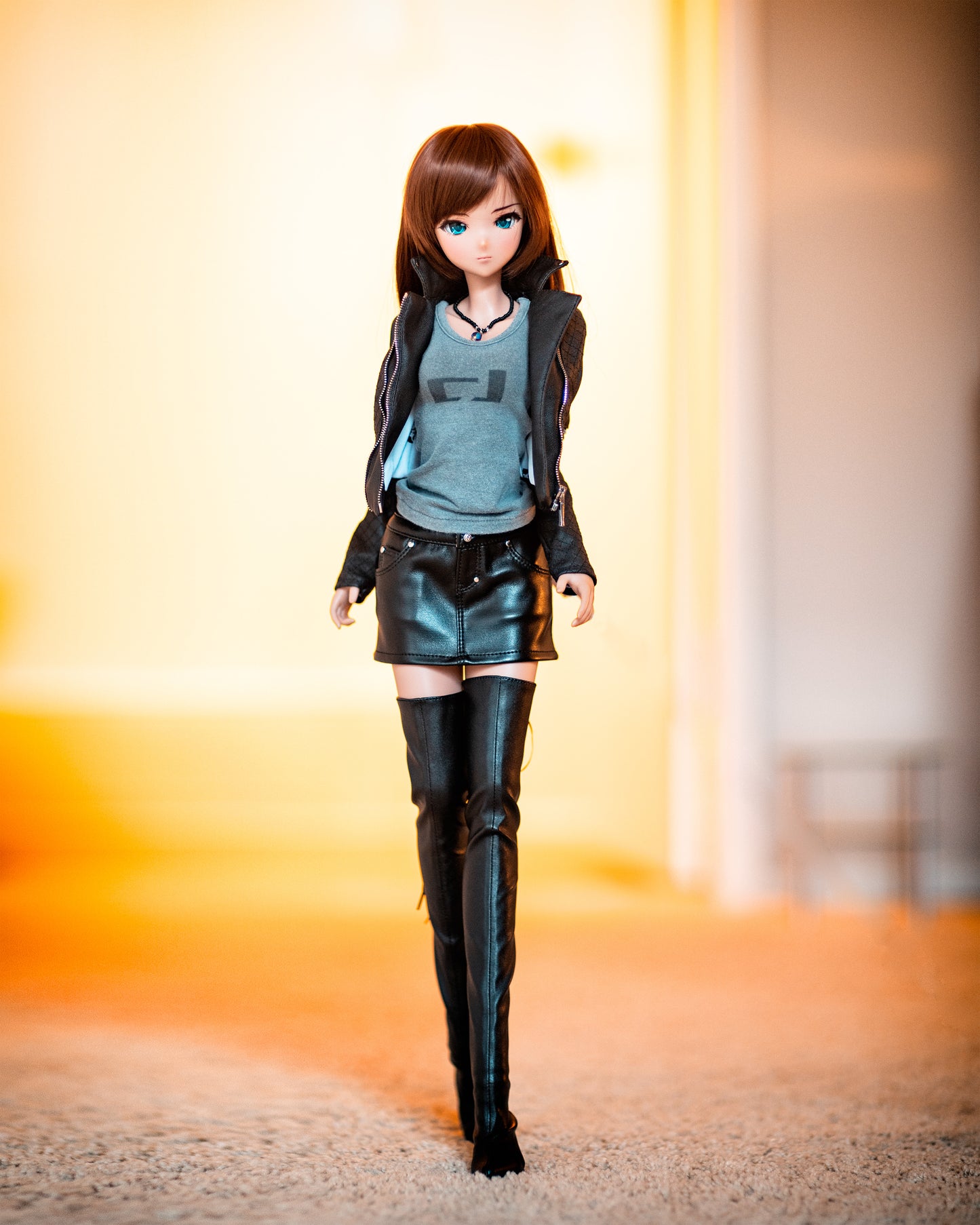 Black High Stiletto Boots BJD 1/3 SD16 (fits Smart Doll and DD)