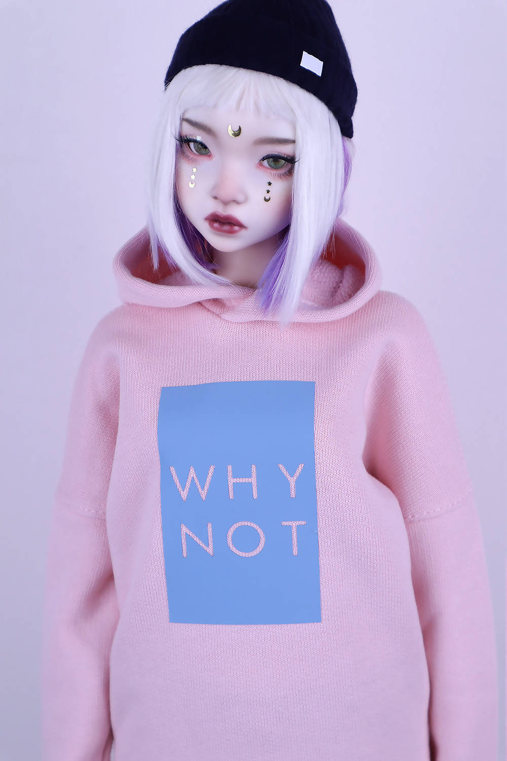 Pink hoodie "Why Not" for Feeple60 (SD13)