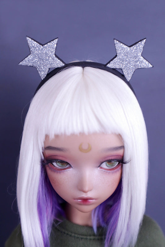 Headband silver "Stars" for Minifee (MSD), 1\4